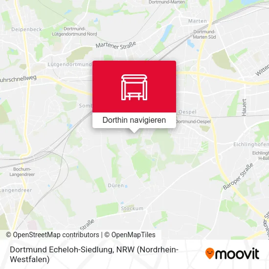 Dortmund Echeloh-Siedlung Karte