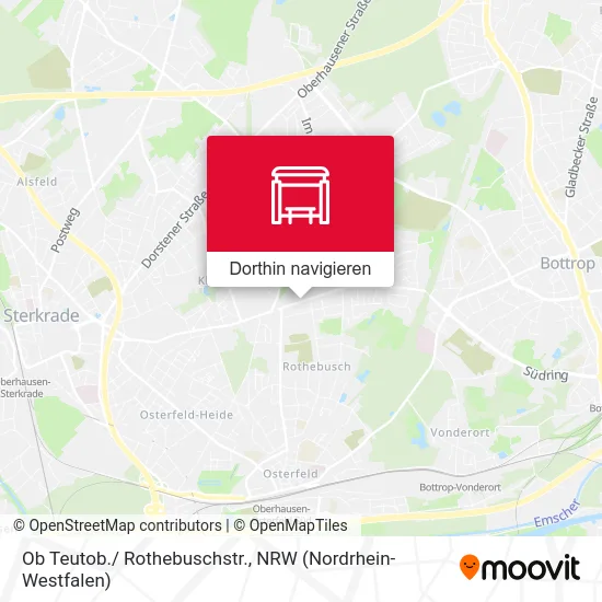 Ob Teutob./ Rothebuschstr. Karte