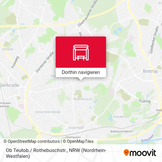 Ob Teutob./ Rothebuschstr. Karte