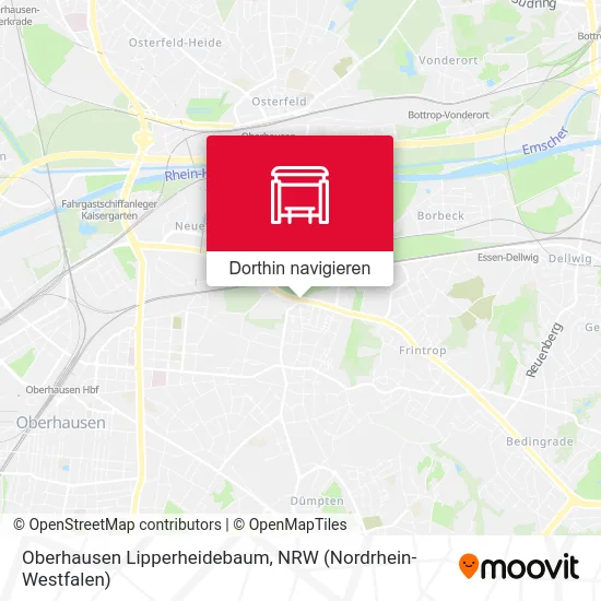 Oberhausen Lipperheidebaum Karte