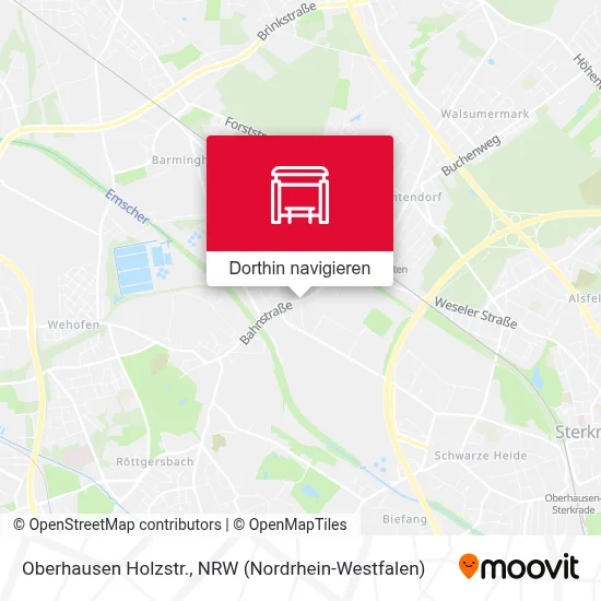 Oberhausen Holzstr. Karte