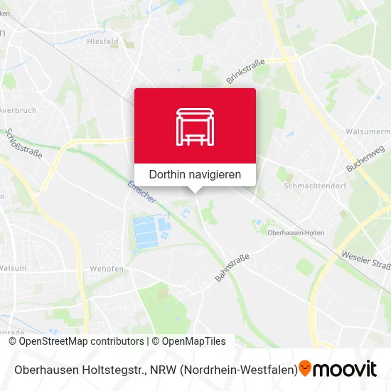 Oberhausen Holtstegstr. Karte