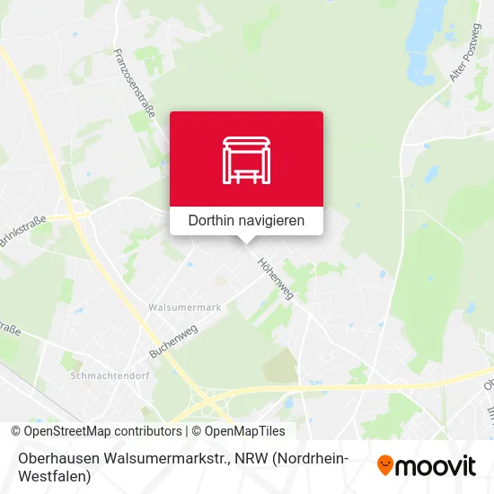 Oberhausen Walsumermarkstr. Karte