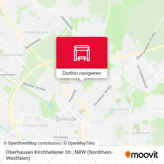 Oberhausen Kirchhellener Str. Karte