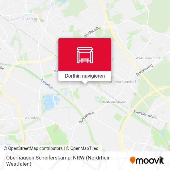 Oberhausen Scheiferskamp Karte