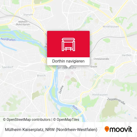 Mülheim Kaiserplatz Karte