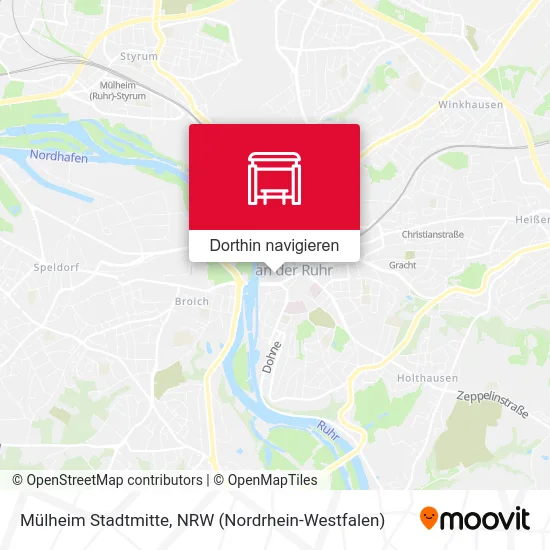 Mülheim Stadtmitte Karte