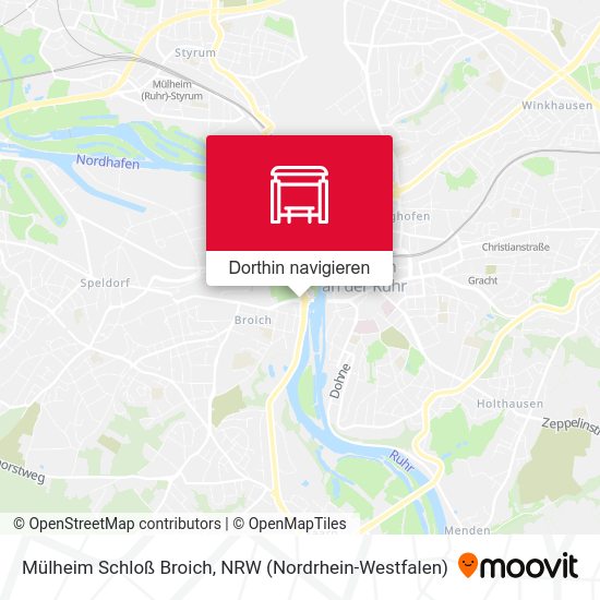 Mülheim Schloß Broich Karte