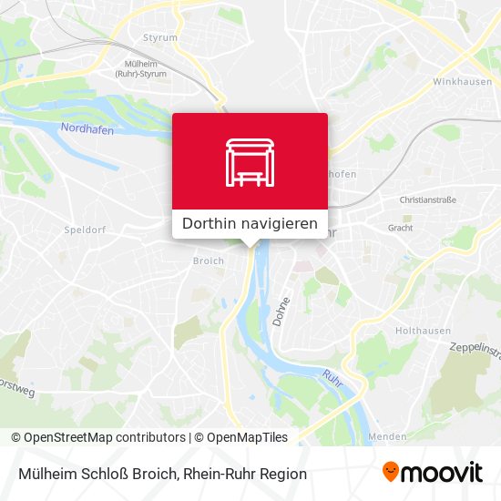 Mülheim Schloß Broich Karte