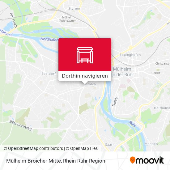 Mülheim Broicher Mitte Karte