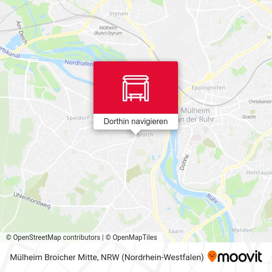 Mülheim Broicher Mitte Karte