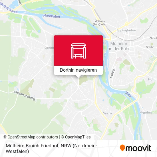 Mülheim Broich Friedhof Karte