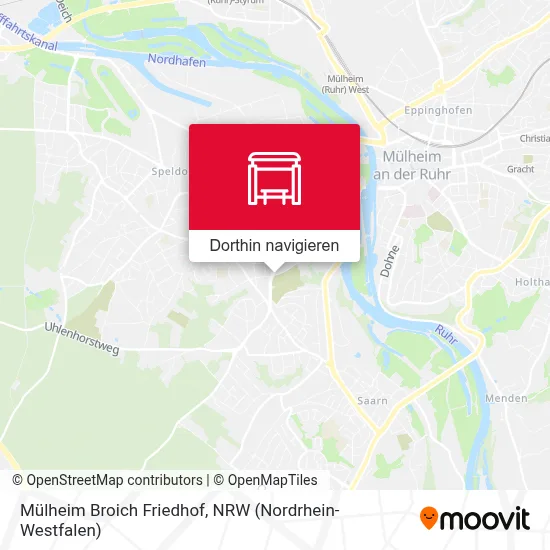 Mülheim Broich Friedhof Karte