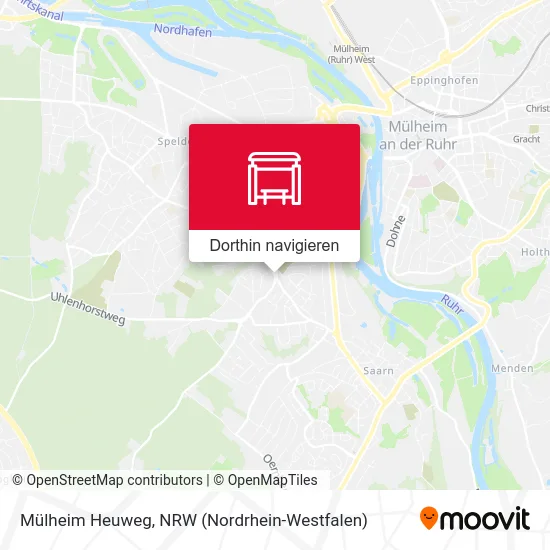 Mülheim Heuweg Karte