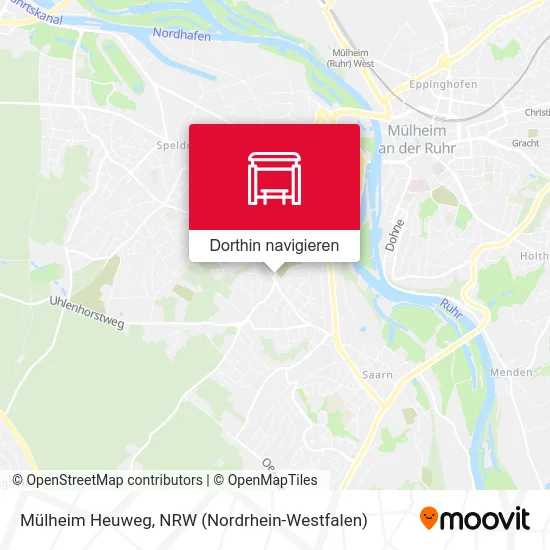 Mülheim Heuweg Karte