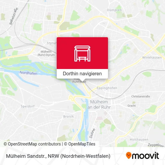 Mülheim Sandstr. Karte