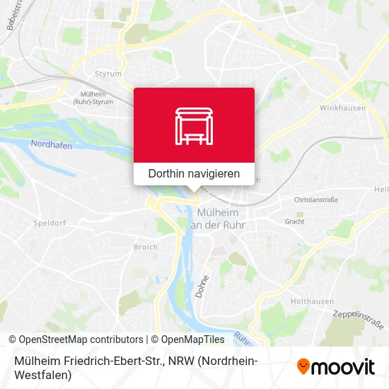 Mülheim Friedrich-Ebert-Str. Karte