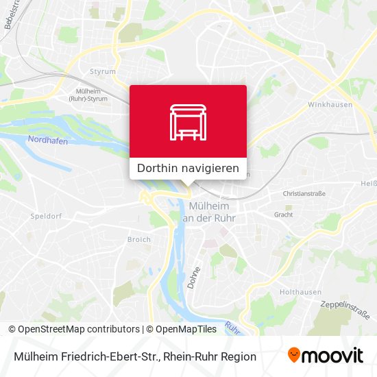 Mülheim Friedrich-Ebert-Str. Karte