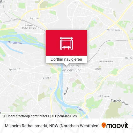 Mülheim Rathausmarkt Karte