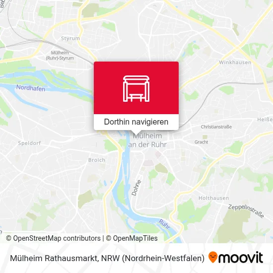 Mülheim Rathausmarkt Karte