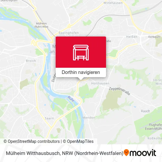 Mülheim Witthausbusch Karte