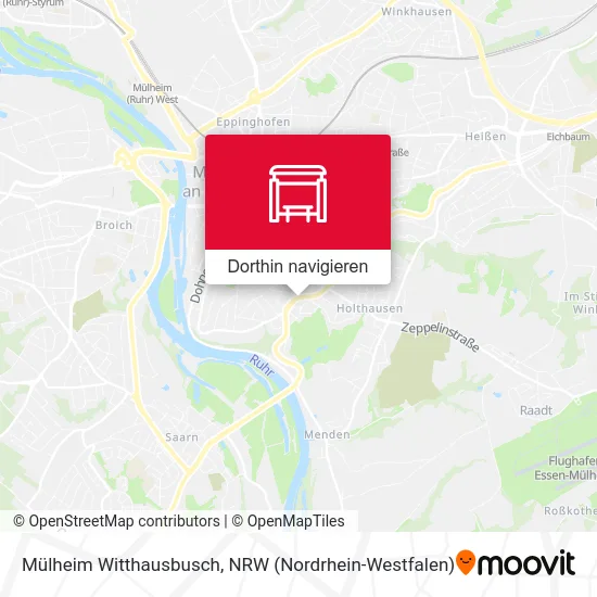 Mülheim Witthausbusch Karte
