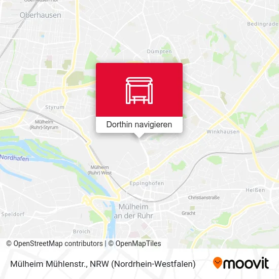 Mülheim Mühlenstr. Karte