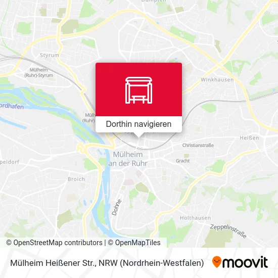 Mülheim Heißener Str. Karte