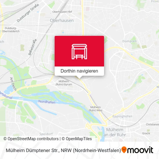 Mülheim Dümptener Str. Karte