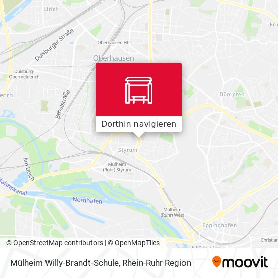 Mülheim Willy-Brandt-Schule Karte