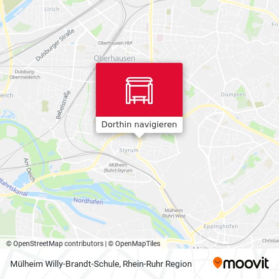 Mülheim Willy-Brandt-Schule Karte
