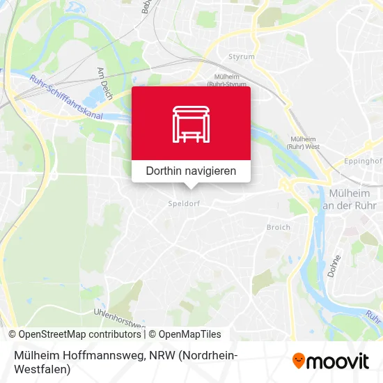 Mülheim Hoffmannsweg Karte