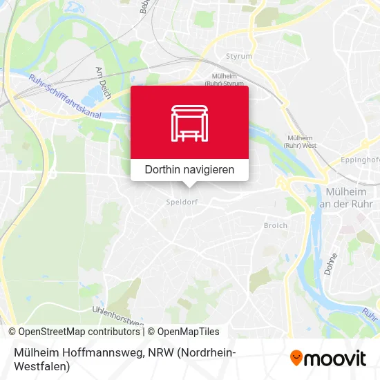 Mülheim Hoffmannsweg Karte