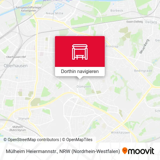 Mülheim Heiermannstr. Karte