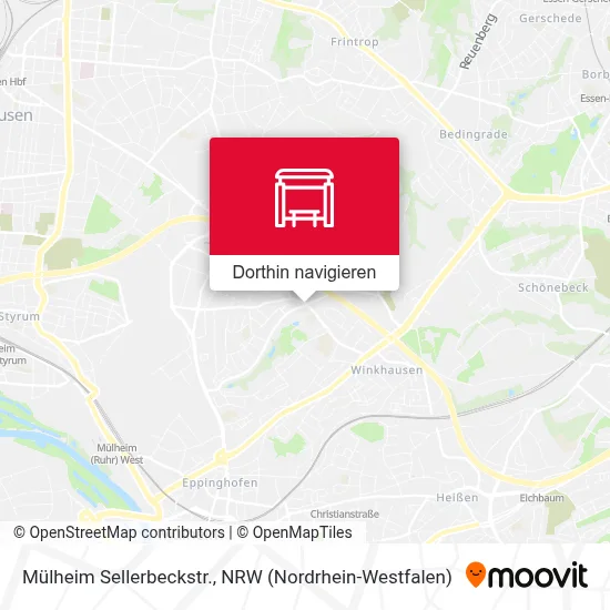 Mülheim Sellerbeckstr. Karte