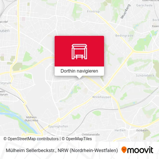 Mülheim Sellerbeckstr. Karte