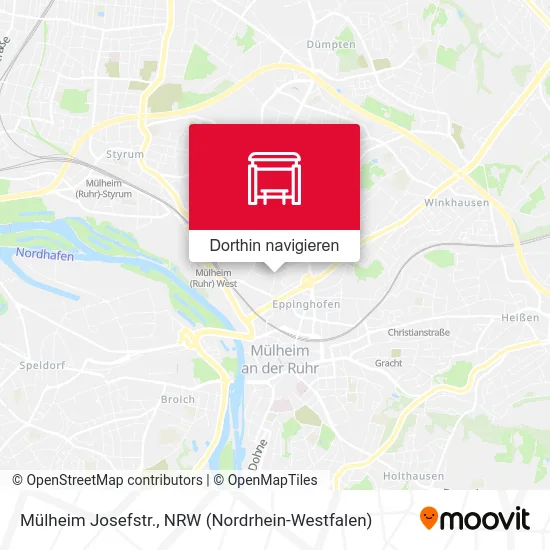 Mülheim Josefstr. Karte