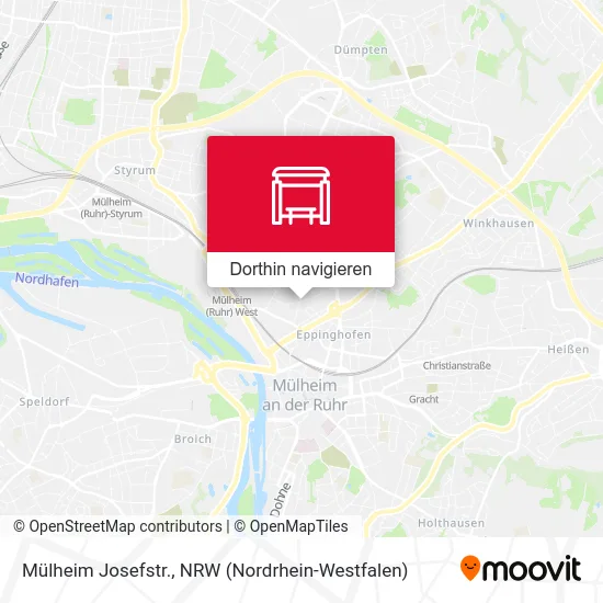 Mülheim Josefstr. Karte