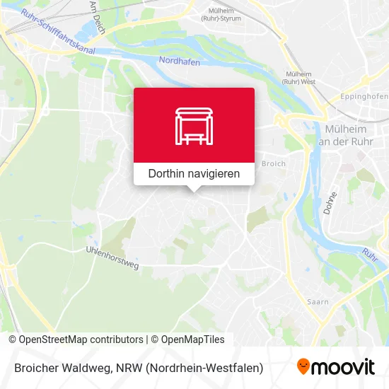 Broicher Waldweg Karte