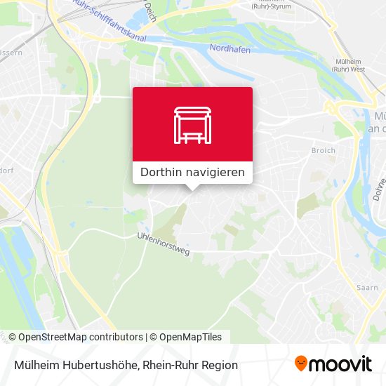 Mülheim Hubertushöhe Karte