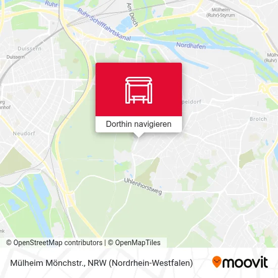 Mülheim Mönchstr. Karte