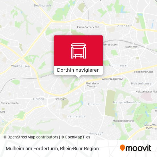 Mülheim am Förderturm Karte