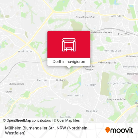 Mülheim Blumendeller Str. Karte