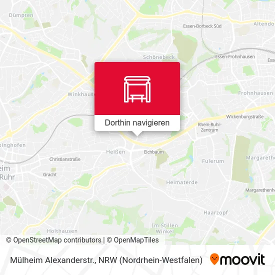 Mülheim Alexanderstr. Karte