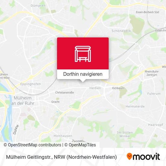 Mülheim Geitlingstr. Karte