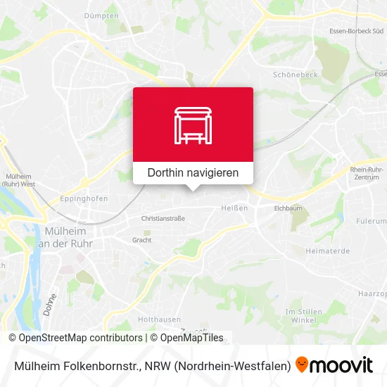Mülheim Folkenbornstr. Karte