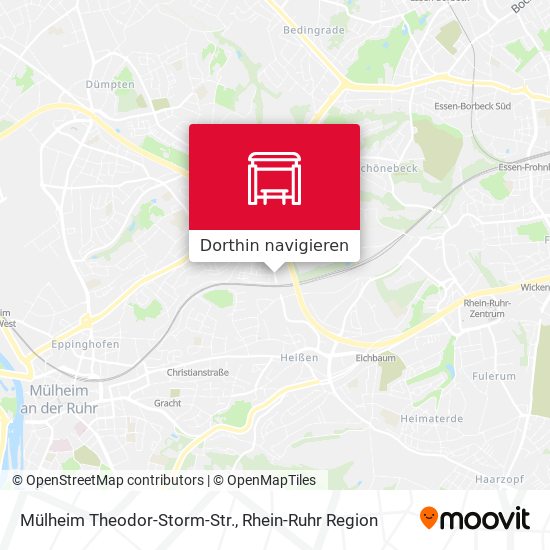 Mülheim Theodor-Storm-Str. Karte