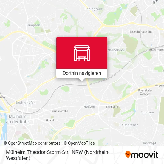 Mülheim Theodor-Storm-Str. Karte