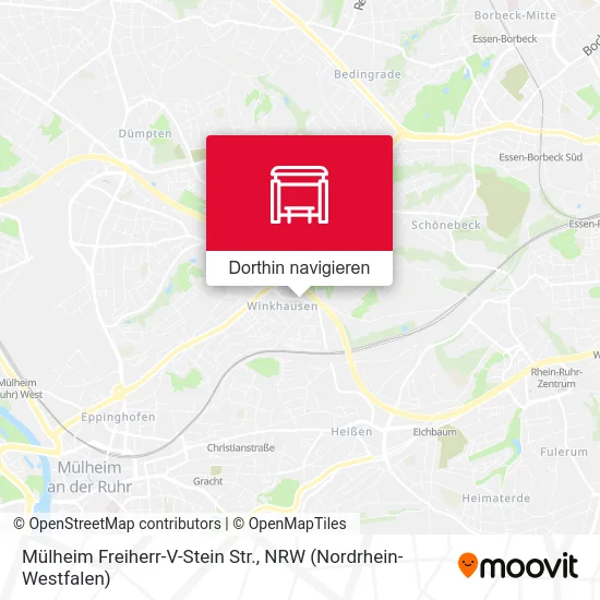 Mülheim Freiherr-V-Stein Str. Karte