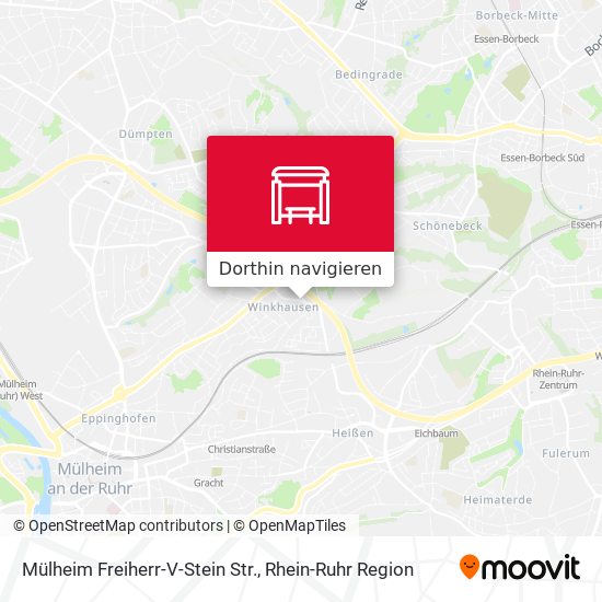 Mülheim Freiherr-V-Stein Str. Karte